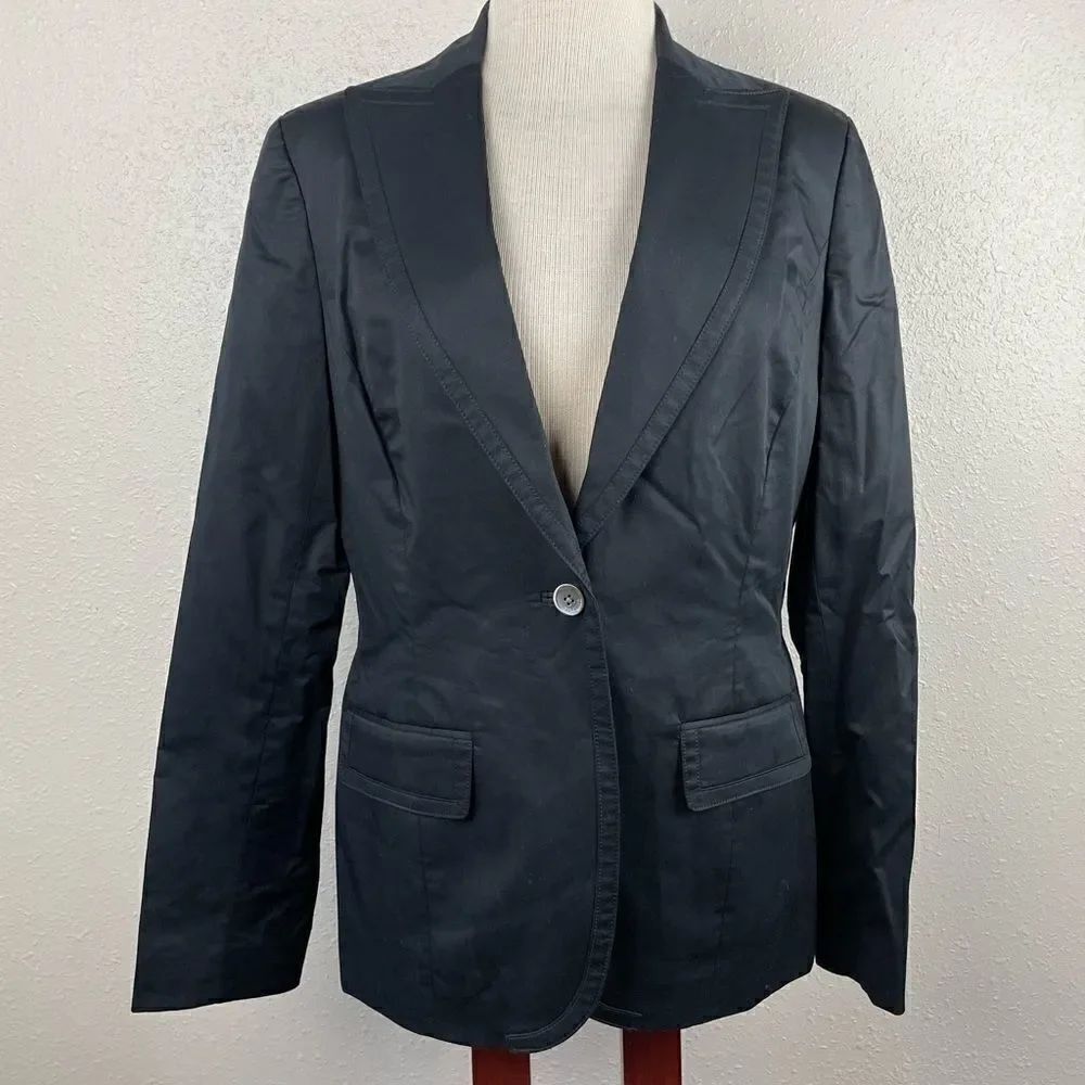 Tommy Hilfiger Black Dress Jacket Size 10 EUC